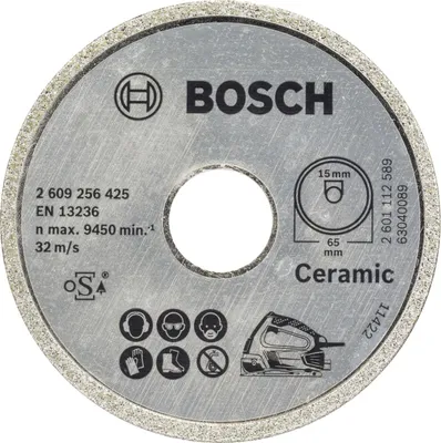 Produktbild von Bosch 2 609 256 425, Marmor, Weiche Keramik-Wandfliese, 6,5 cm, 1,5 cm, 1,9 mm, 1 Stück(e)