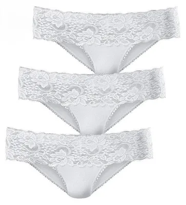 Produktbild von VIVANCE Brasilslip weiß Größe 32/34