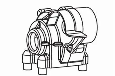 Produktbild von Krick Getriebegehäuse mitte 8087
