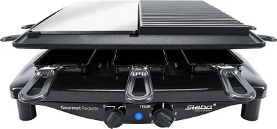 Zdjęcie produktu dla STEBA RC 8 Premium Raclette Black Steel, kolor: czarny