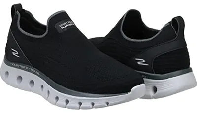 Obrázok produktu pre Skechers Go Walk Glide-Step Flex 216223-BLK, pánska pohodlná obuv bez šnurovania, čierna, s pamäťovou penou, veľkosť 46 EU