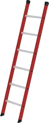 Produktbild von Sprossen-Anlegeleiter GFK/Alu ohne Traverse 6 Sprossen