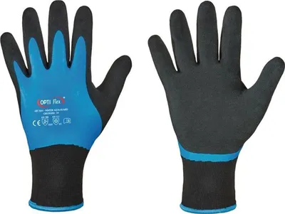 Produktbild von Handschuhe Winter Aqua Guard Gr.10 schwarz/blau EN 388,EN 511 PSA II OPTIFLEX