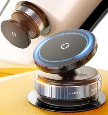Obrázok produktu pre Magnetický držiak na telefón do auta s silnou priľnavosťou a otočným držiakom pre iPhone