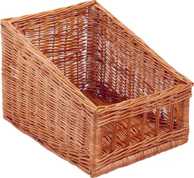 Produktbild von System-Regalkorb rechteckig, braun, T 40cm x B 30cm x Hv 16cm x Hh 27cm
