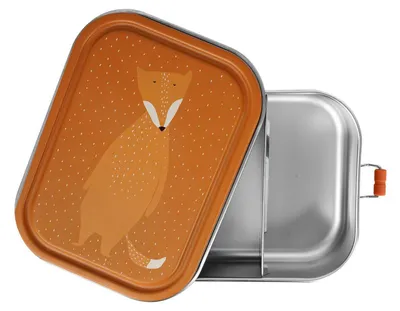 Obrázek produktu pro Trixie Baby 60-210, Nádoba na oběd, Dětský, Silikon, Nerezová ocel, Obrázek, Obdélníkový, Chlapec/děvče