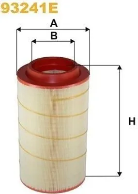 Produktbild von Luftfilter WIX FILTERS 93241E Filtereinsatz