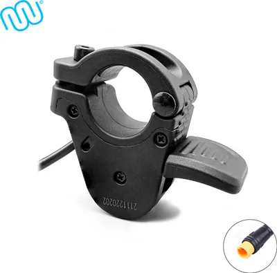 Produktbild von windmeile | Daumengas 300X, Waterproof 3-Pin Julet Stecker, 70 Grad Winkelbereich, Fahrrad, E-Bike, Elektro Fahrrad, Pedelec