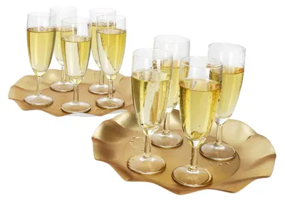 Produktbild von 24er Set Royal Sektgläser 140ml Champagner-Glas klare Sektflöte Prosecco Party