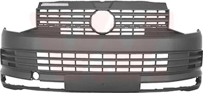 Produktbild von VAN WEZEL Stoßstange Stoßfänger für VW Transporter VI Bus (SGB, SGG, SGJ) Rauh Schwarz 5791570