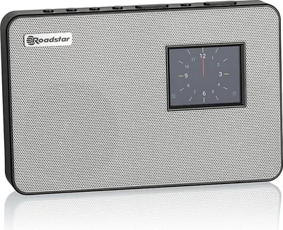 Immagine prodotto di HRA-590D+/SL Radio domestica con sintonizzatore DAB+ e FM, ingresso ausiliario e uscita per cuffie Sleep timer e doppio allarme AC/DC