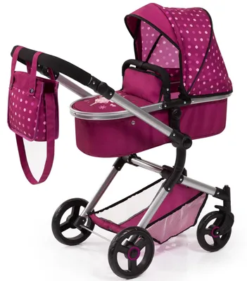 Produktbild von Kombi-Puppenwagen Vario bordeaux