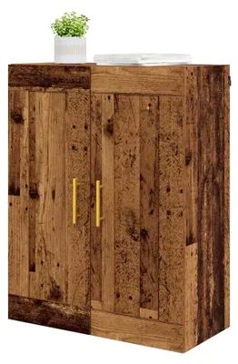 Produktbild von Hängeschrank für Badezimmer, Hängeschrank aus Holz, 69,5 x 34 x 90 cm, Holz