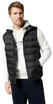 Produktbild von Tommy Jeans Herren Weste Down Leicht, Schwarz (Black), XS