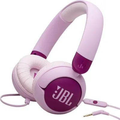 Produktbild von JBL Junior 320 Kabelgebundenes Headset fr Kinder Violett Over-Ear fr Musik und Anrufe