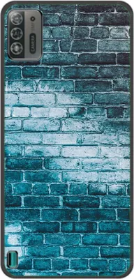 Produktbild von König Design Hülle kompatibel mit ZTE Blade A52 Lite Kunststoff Soft Handyhülle - Handy Case Ziegelwand