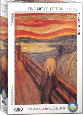 Image de Edvard Munch - Le Cri - Puzzle de 1000 pièces au format 68x48 cm