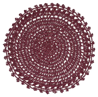 Productafbeelding van Pomax Mariska placemat, roze, diameter 38 cm