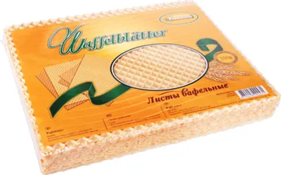 Produktbild von Waffelblätter 10 Stück 350g Tortenplatten Waffelplatten Waffelblatt