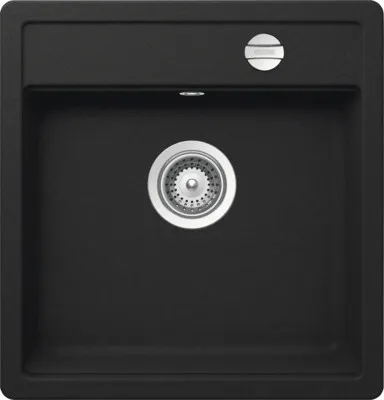 Produktbild von CENTA Spüle ALKOR 50 490 x 510 mm schwarz ALCOR 50 BL