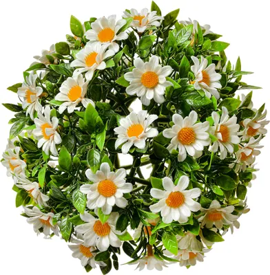 Immagine prodotto di Palla di bosso Clayre & Eef Ø 17 cm Bianco Verde Plastica