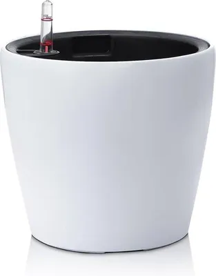Produktbild von Famanu Blumentopf selbstbewässernd mit Wasserstandsanzeiger - Weiß