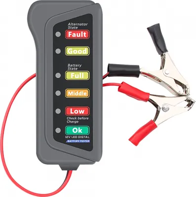 Produktbild von Auto KFZ Motorrad Fault Detector Akku Batterieprüfer Tester Digital Alternator Tes-H2 12V