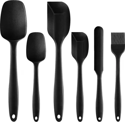 Produktbild von Silikon-Spatelset - Hitzebeständig und BPA-frei - Set von 6