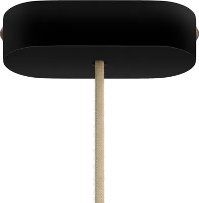Immagine prodotto di Creative-Cables Kit rosone in Legno Ovale - Nero