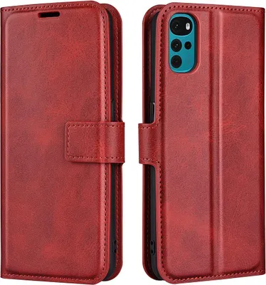 Produktbild von Motorola Moto G22 Hülle - Coverup Deluxe Klapphülle - Rot