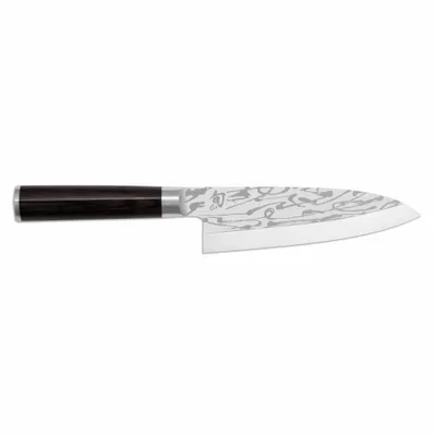 Produktbild von Kai Küchenmesser Shun Pro Sho Deba, VG10-Stahl, Pakkaholz, Klingenlänge 16.5 cm, VG-2002