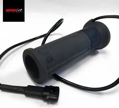 Image de Poignée chauffante Koso HG-13 Poignée de gaz 1 pouce 130mm droite