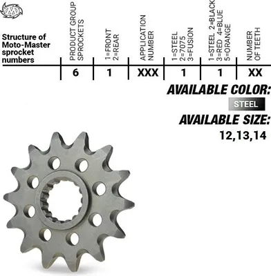 Zdjęcie produktu dla Zębatka Moto-Master 520 13T 610211113