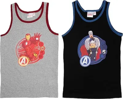 Obrázek produktu pro Dětské tílko Marvel - 2 balení bavlněného tílka 134/140