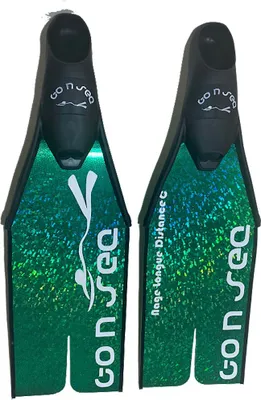 Zdjęcie produktu dla Go N Sea Longue Distance Carbone Medium Płetwy do nurkowania Green EU 42-43 Green EU 42-43