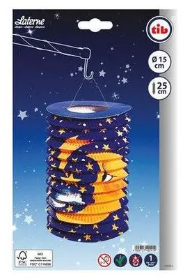 Produktbild von Zuglaterne, Mond-Motiv, Ø 15 cm, Höhe 25 cm