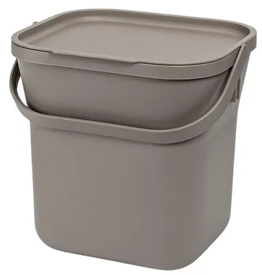 Obrázek produktu pro PLASTIA s.r.o. Koš na bioodpad s vložkou, taupe