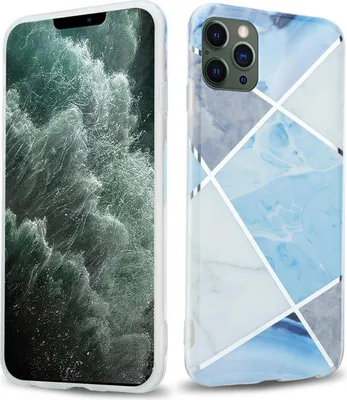 Obrázok produktu pre Cadorabo ochranné puzdro pre Apple iPhone 12 PRO MAX v modrom TPU puzdre na mobilný telefón Case Cover
