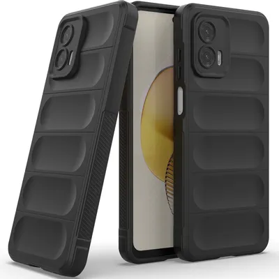 Produktbild von Handyhülle für Motorola Moto G73 Weich TPU Silikon Stossfest Anti-rutsch Hülle Schwarz