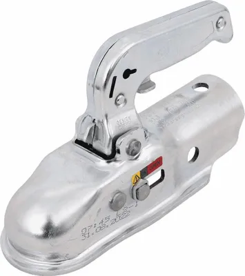 Produktbild von STEELPRESS Kugelkupplung BC-1700A, 1700 kg, Rohrdeichsel 45 mm, Stützlast 170 kg, DEKRA-Anzeige, für PKW-Anhänger