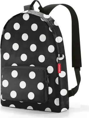 Immagine prodotto di reisenthel zaino Mini Maxi Foldable Backpack 14L Dots White nero