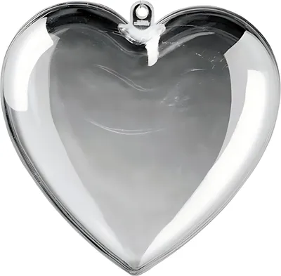 Produktbild von KNORR PRANDELL 216917810 Acryl-Herz 10 cm Acryl transparent