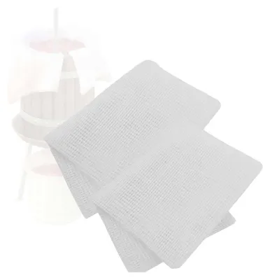 BURI 2x Presstuch für 12l Obstpresse universal Presstücher für Fruchtpresse 42,5 x 47 cm Presssack feinmaschig und waschbar Pressfilter Filternetz Pressbeutel:de