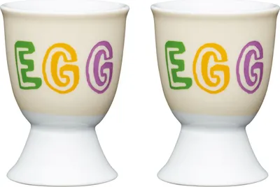 Produktbild von Eierbecher Porzellan 2er Set EGG neuetischkultur