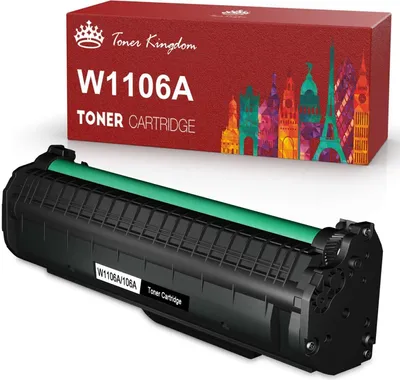 Produktbild von 106A Toner Kompatibel für HP 106A W1106A Tonerkartuschen für HP Laser 107a 107r 107 107w MFP  135ag 135w 135wg 137fnw 137fwg Mit Chip（1er-pack）