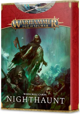 Produktbild von Games Workshop Nighthaunt Schriftrollenkarten (31 Karten) mit 30 Markern, Englisch
