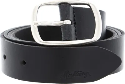 Produktbild von MUSTANG Leder Gürtel Leather Belt 3.0 W85 Black schwarz