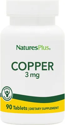 Produktbild von Natures Plus Copper 3 mg- 90 Tabletten