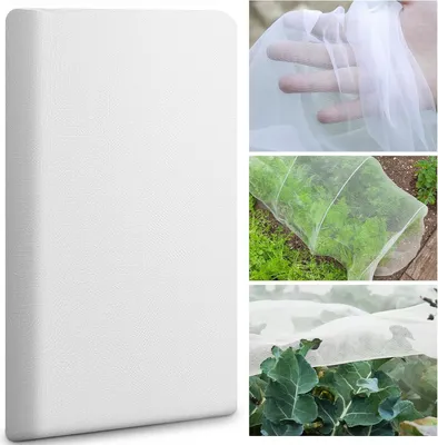 Imagen del producto de Malla anti-insectos de malla fina, 3x4 metros, protección contra pájaros y mariposas, para jardín e invernadero
