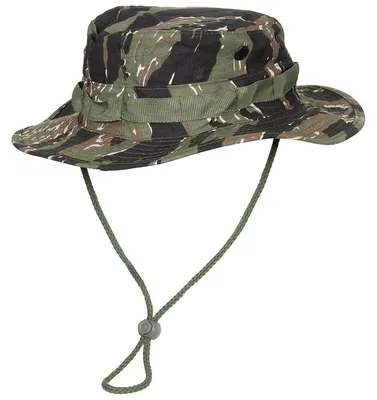 Produktbild von MFH US GI Buschhut Kinnband Boonie Rip Stop tiger stripe Gr.S
